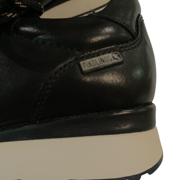 Pikolinos Black Leather Shoes Sneakers Lace-Up Size 37 (6.5-7) - Picture 8 of 11